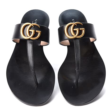 Women's thong sandal with Double G .